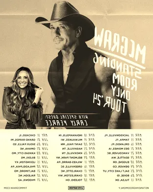 Tim McGraw, The Chicks, Lady A & 49 Winchester